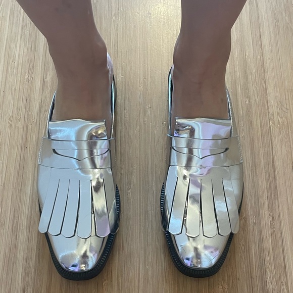Slip-on Robert Clergerie fringe mule, Made in Paris. Size 39.5. - Picture 1 of 13